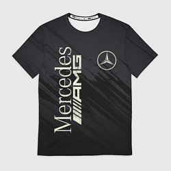 Футболка мужская Mercedes AMG: Black Edition, цвет: 3D-принт