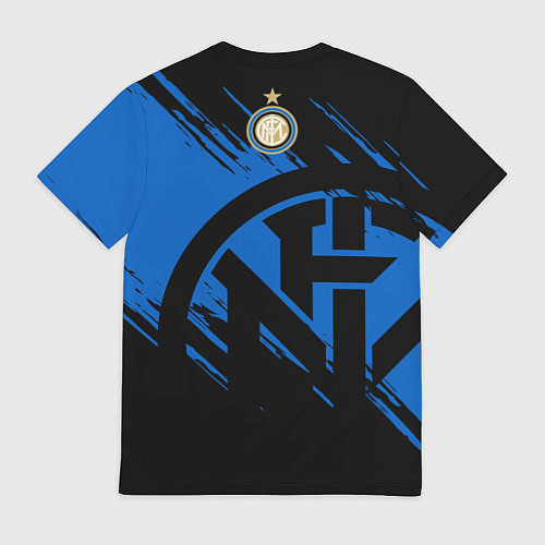 Мужская футболка Интер Милан логотипы / 3D-принт – фото 2