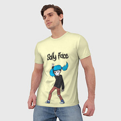Футболка мужская Sally Face: Rock You, цвет: 3D-принт — фото 2