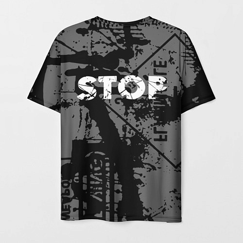 Мужская футболка Stop Covid 19! / 3D-принт – фото 2