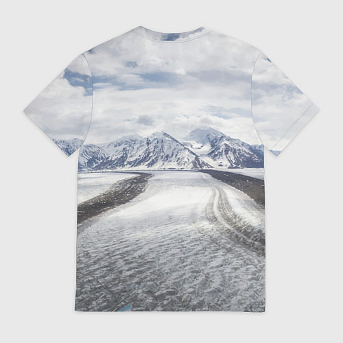 Мужская футболка BMW - снежная вершина / 3D-принт – фото 2