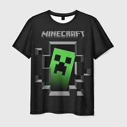 Футболка мужская Minecraft Creeper, цвет: 3D-принт