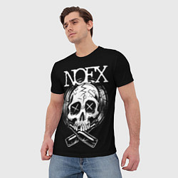 Футболка мужская NOFX Skull, цвет: 3D-принт — фото 2