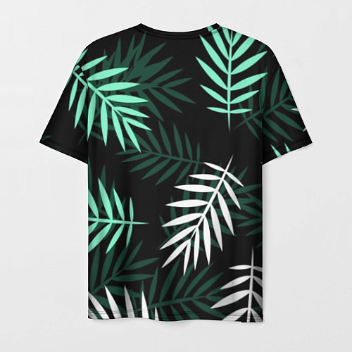 Мужская футболка Листья пальмы / 3D-принт – фото 2