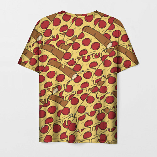 Мужская футболка AHEGAO PIZZA / 3D-принт – фото 2