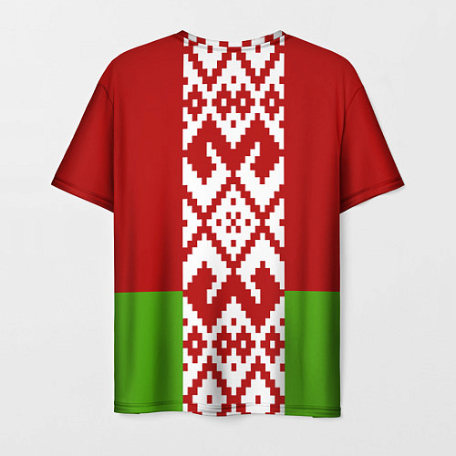 Мужская футболка Беларусь флаг / 3D-принт – фото 2