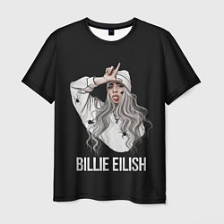 Футболка мужская BILLIE EILISH, цвет: 3D-принт