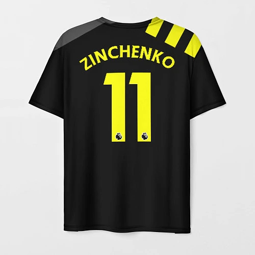 Мужская футболка Zinchenko away 19-20 / 3D-принт – фото 2