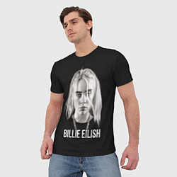 Футболка мужская BILLIE EILISH, цвет: 3D-принт — фото 2