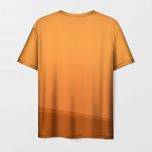Мужская футболка BILLIE EILISH: Orange Mood / 3D-принт – фото 2