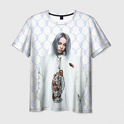 Футболка мужская BILLIE EILISH: White Fashion, цвет: 3D-принт