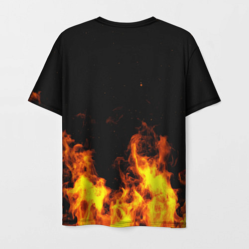 Мужская футболка LINDEMANN: Flame / 3D-принт – фото 2