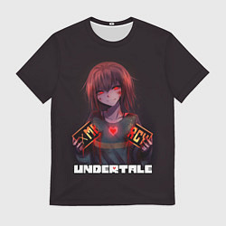 Футболка мужская Undertale - Чара: mercy, цвет: 3D-принт