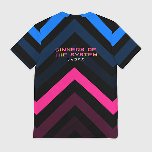Мужская футболка Sinners of the system / 3D-принт – фото 2