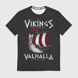 Футболка мужская Vikings Valhalla, цвет: 3D-принт