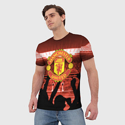 Футболка мужская Manchester United, цвет: 3D-принт — фото 2