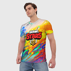 Футболка мужская BRAWL STARS, цвет: 3D-принт — фото 2