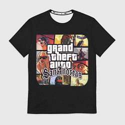 Футболка мужская GTA SA, цвет: 3D-принт