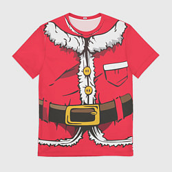 Футболка мужская Санта, цвет: 3D-принт