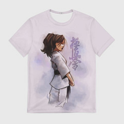 Футболка мужская Кёкусинкай девушка, цвет: 3D-принт