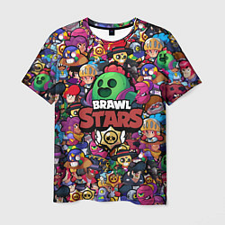 Мужская футболка BRAWL STARS SPIKE