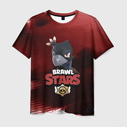 Футболка мужская BRAWL STARS CROW, цвет: 3D-принт