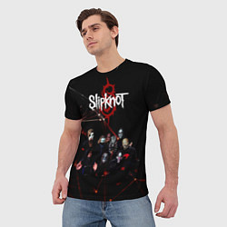 Футболка мужская Slipknot, цвет: 3D-принт — фото 2