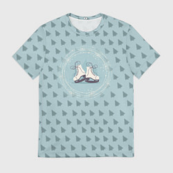 Футболка мужская Фигруное катание, цвет: 3D-принт