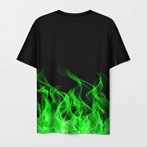 Мужская футболка MINECRAFT FIRE / 3D-принт – фото 2