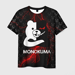 Футболка мужская MONOKUMA, цвет: 3D-принт