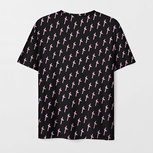 Мужская футболка LiL PEEP Pattern / 3D-принт – фото 2
