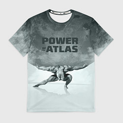 Футболка мужская Power of the Atlas, цвет: 3D-принт