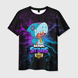 Мужская футболка BRAWL STARS LEON SHARK