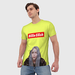 Футболка мужская BILLIE EILISH, цвет: 3D-принт — фото 2