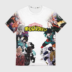 Мужская футболка My Hero Academia противостояние