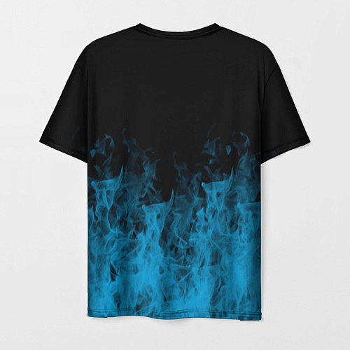 Мужская футболка Brawl stars leon shark / 3D-принт – фото 2