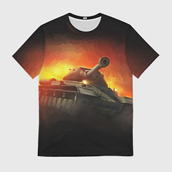 Футболка мужская Tank, цвет: 3D-принт