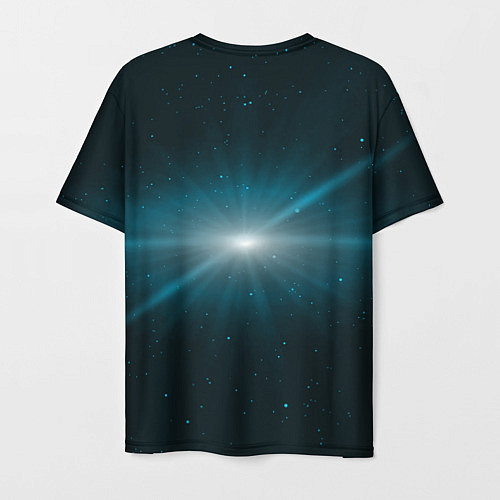 Мужская футболка Portal space / 3D-принт – фото 2