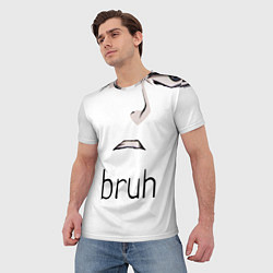 Футболка мужская Bruh, цвет: 3D-принт — фото 2