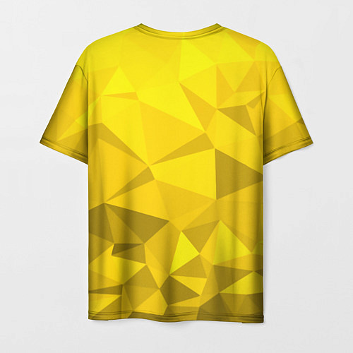 Мужская футболка YELLOW ABSTRACT / 3D-принт – фото 2