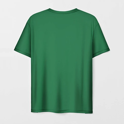 Мужская футболка Пограничная служба зеленый / 3D-принт – фото 2