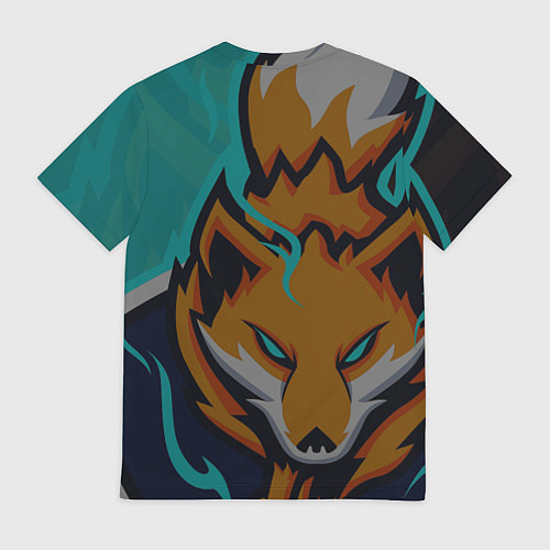 Мужская футболка Форма Foxfire / 3D-принт – фото 2