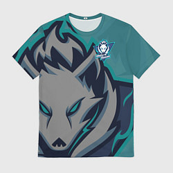 Мужская футболка Форма White wolves