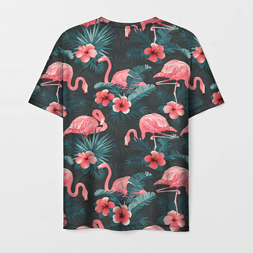 Мужская футболка Flamingo / 3D-принт – фото 2