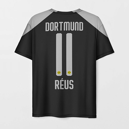 Мужская футболка Reus away 19-20 / 3D-принт – фото 2