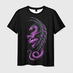 Мужская футболка Purple Dragon