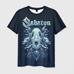 Футболка мужская Skull Sabaton, цвет: 3D-принт