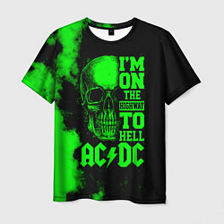 Футболка мужская I'm on the highway to hell ACDC, цвет: 3D-принт