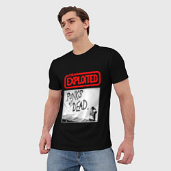 Футболка мужская Punks Not Dead, цвет: 3D-принт — фото 2