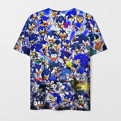 Мужская футболка All of Sonic / 3D-принт – фото 2